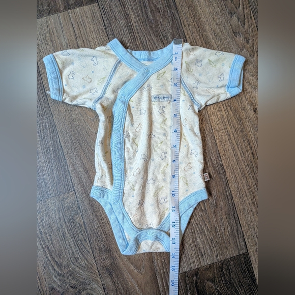 Blue and Cream Baby Onesie - Picture 6 of 7